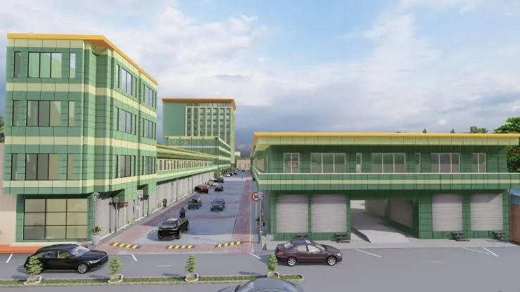 Sitara Commercial Complex – view along the internal road